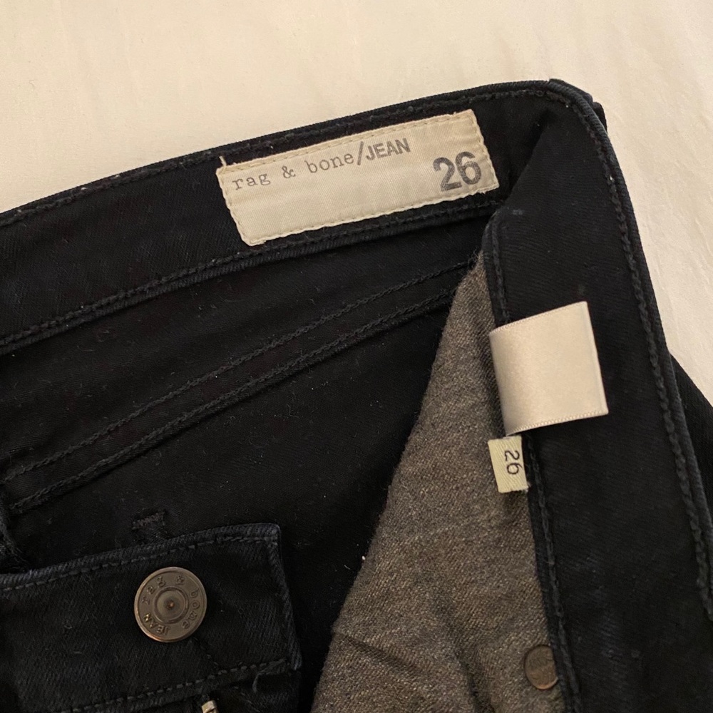 Rag & Bone jeans, black size 26